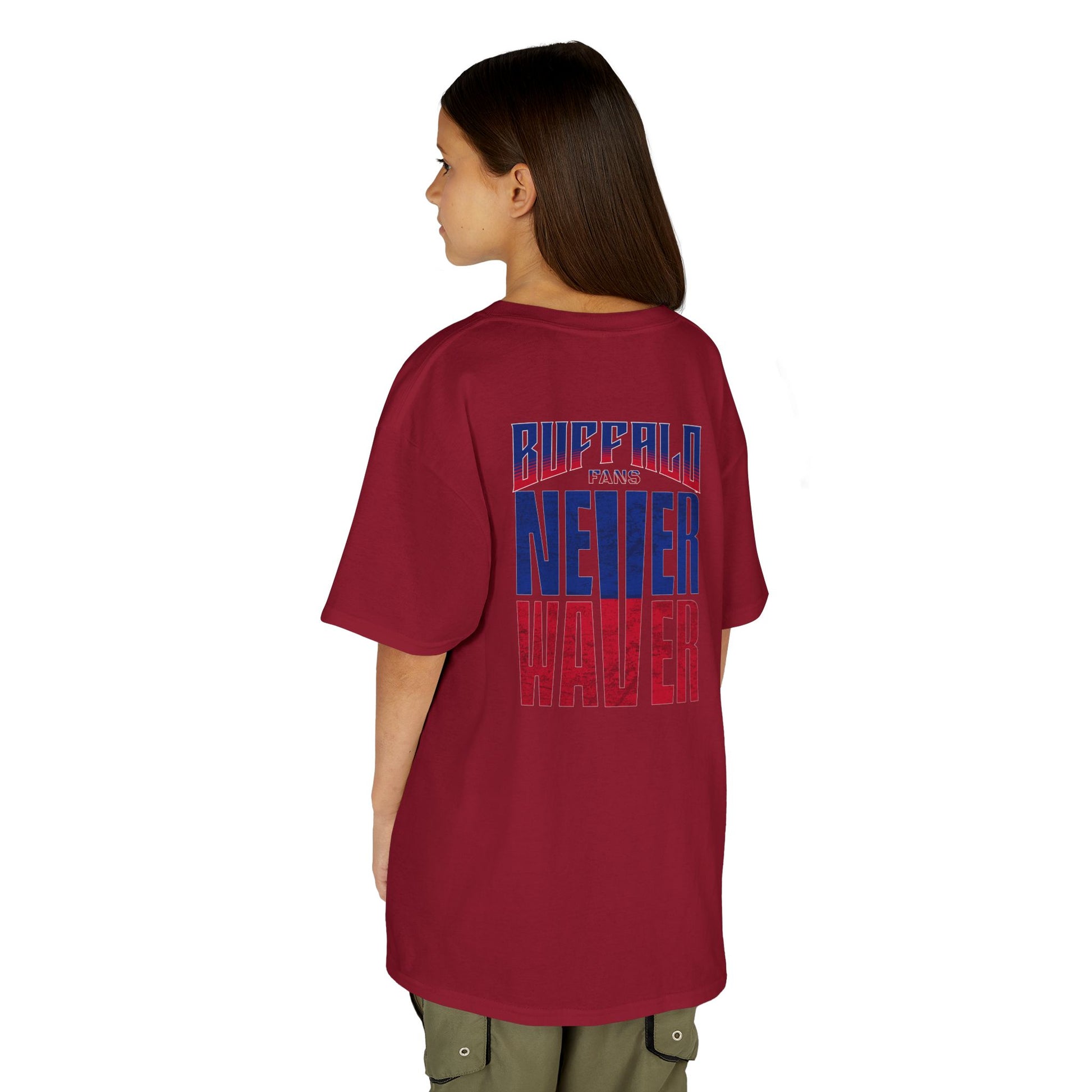 Buffalo Fans Never Waver Kids Heavy Cotton™ Tee 