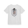 Patriotic Kids Heavy Cotton Tee - 'America Never Waver' USA Graphic Tee - Never Waver