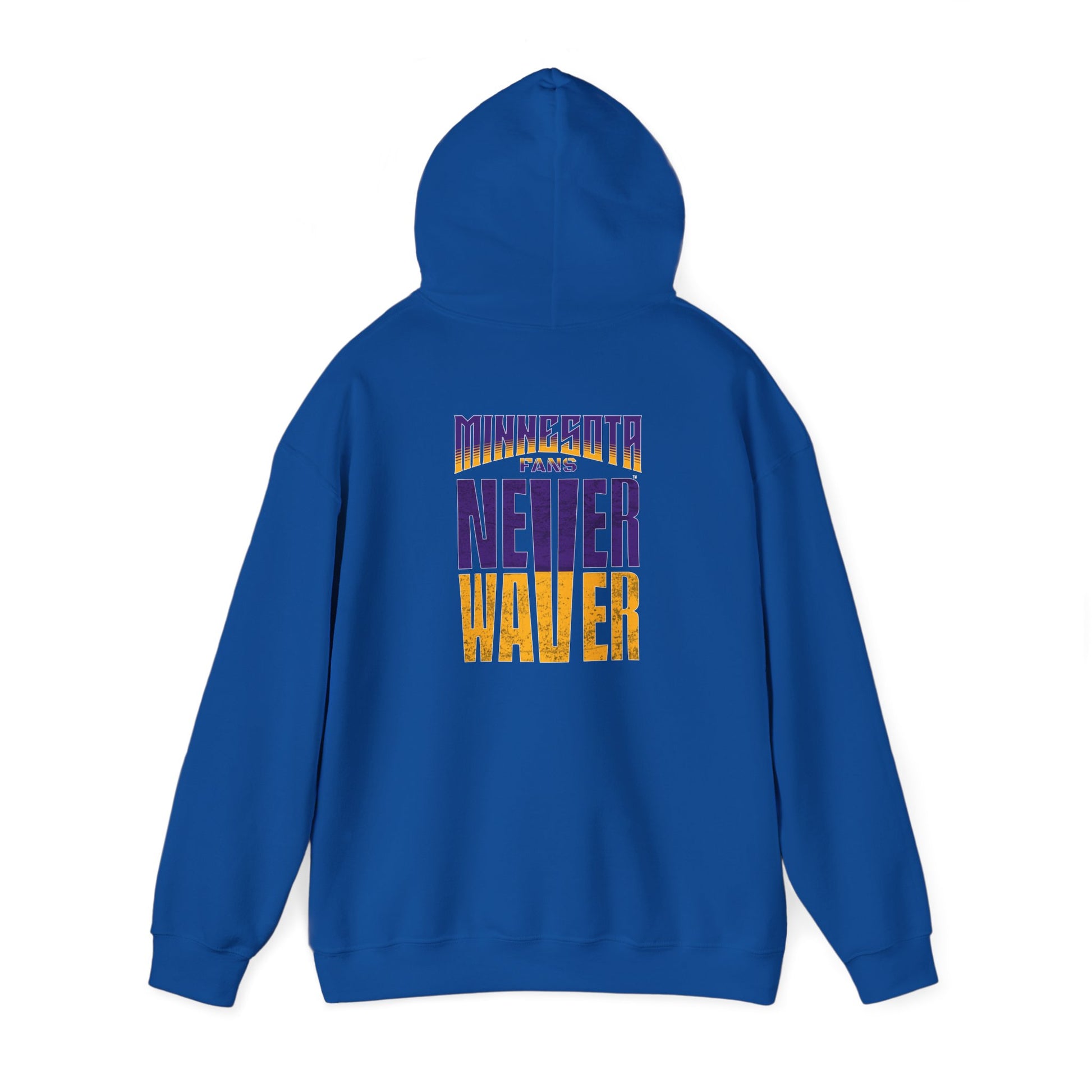 Unisex Heavy Blend™ Hoodie - "Minnesota Fans Never Waver" Design for Comfort and Motivation - Never Waver