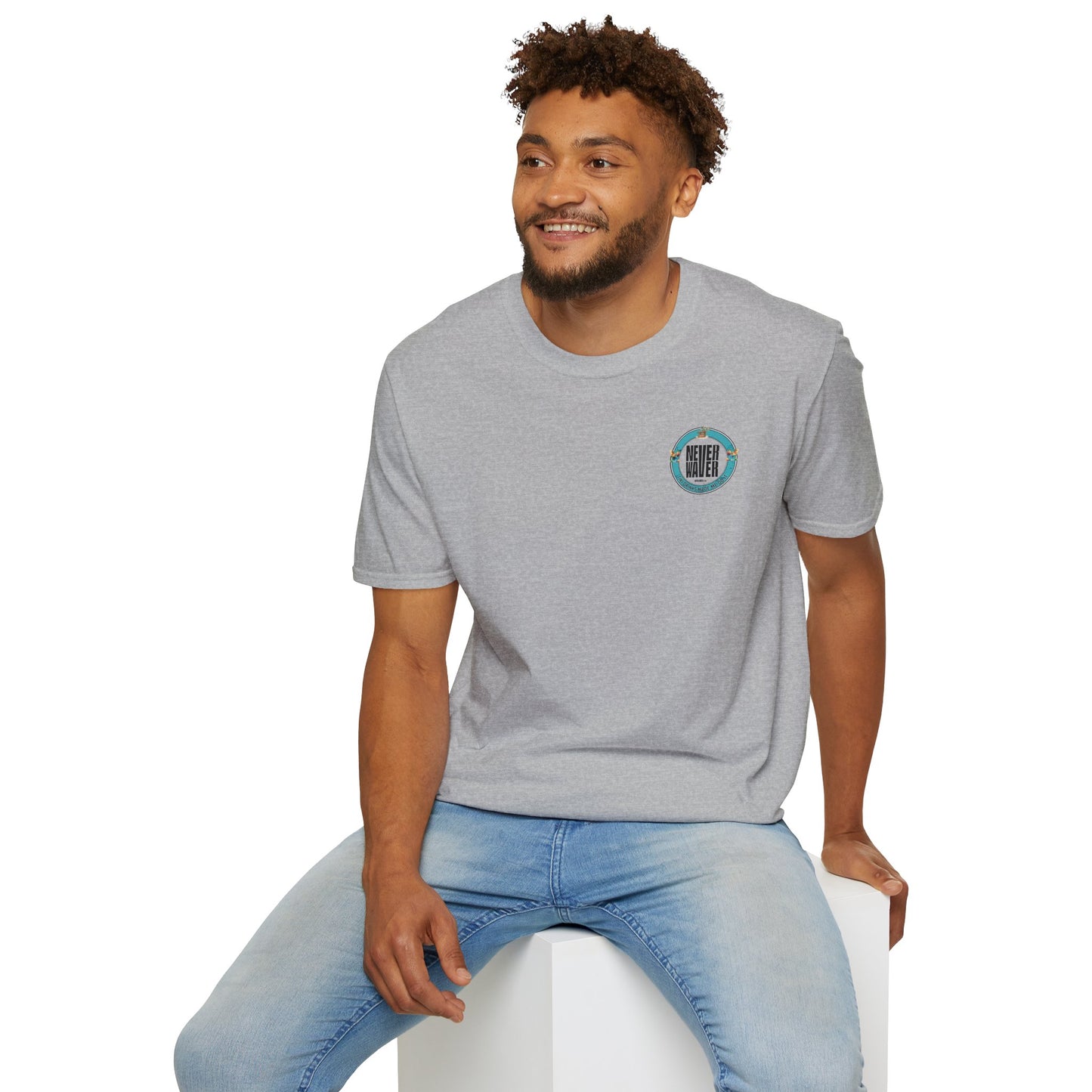 Never Waver Tiki Drinks Made Me Do It? Unisex Soft style T-Shirt - Never Waver