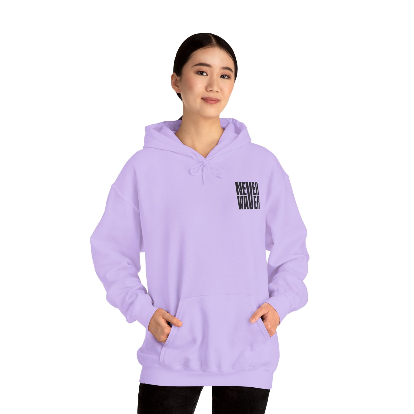 Unisex Heavy Blend™ Hoodie - 'Never Waver Ain't No Hood Like Motherhood' - Never Waver