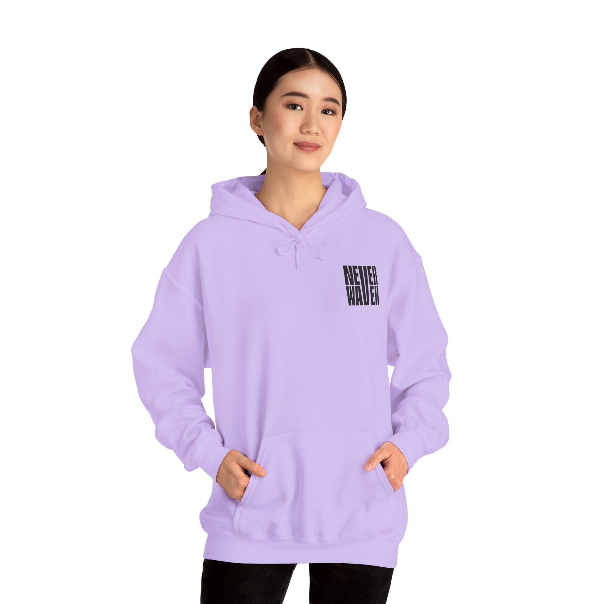 Unisex Heavy Blend™ Hoodie - 'Never Waver Ain't No Hood Like Motherhood' - Never Waver
