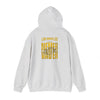 Los Angeles Fans Never Waver w Leopard Football Unisex Heavy Blend™ Hooded Sweatshirt - Cozy, Motivational Apparel for Everyday Wear