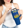 Los Angeles Fans Never Waver W-Leopard Football Insulated Travel Mug, 40oz - Never Waver