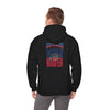 Unisex Heavy Blend™ Hooded Sweatshirt - New England Fans Never Waver w Leopard football - Never Waver
