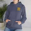 Los Angeles Fans Never Waver w Leopard Football Unisex Heavy Blend™ Hooded Sweatshirt - Cozy, Motivational Apparel for Everyday Wear