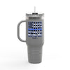 Blue Back The Blue Insulated Travel Mug Support - Never Waver