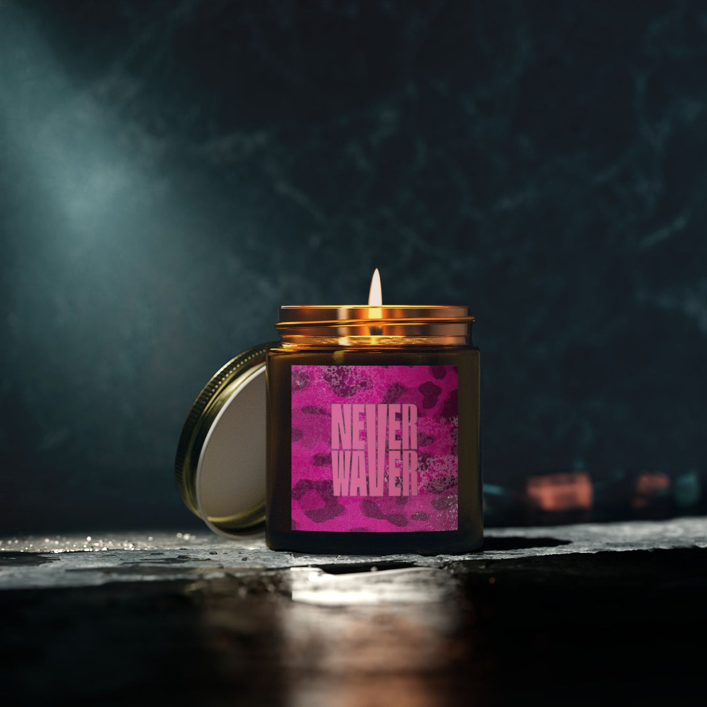 Never Waver Wild Vibes Scented Candles, Coconut Apricot Wax, Eco-Friendly Aromatherapy, Unique Home Decor, Gift for Her, Relaxation Gift - Never Waver