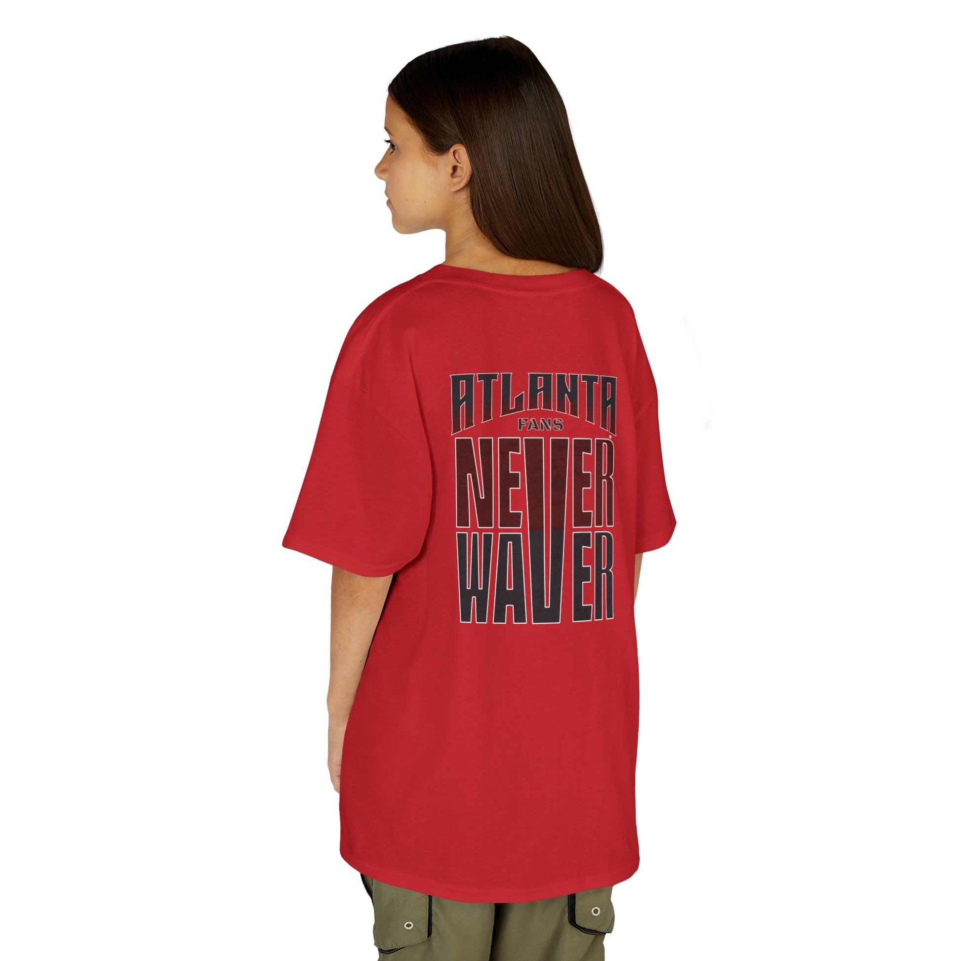 Atlanta Fans Never Waver Kids Heavy Cotton™ Tee - Never Waver