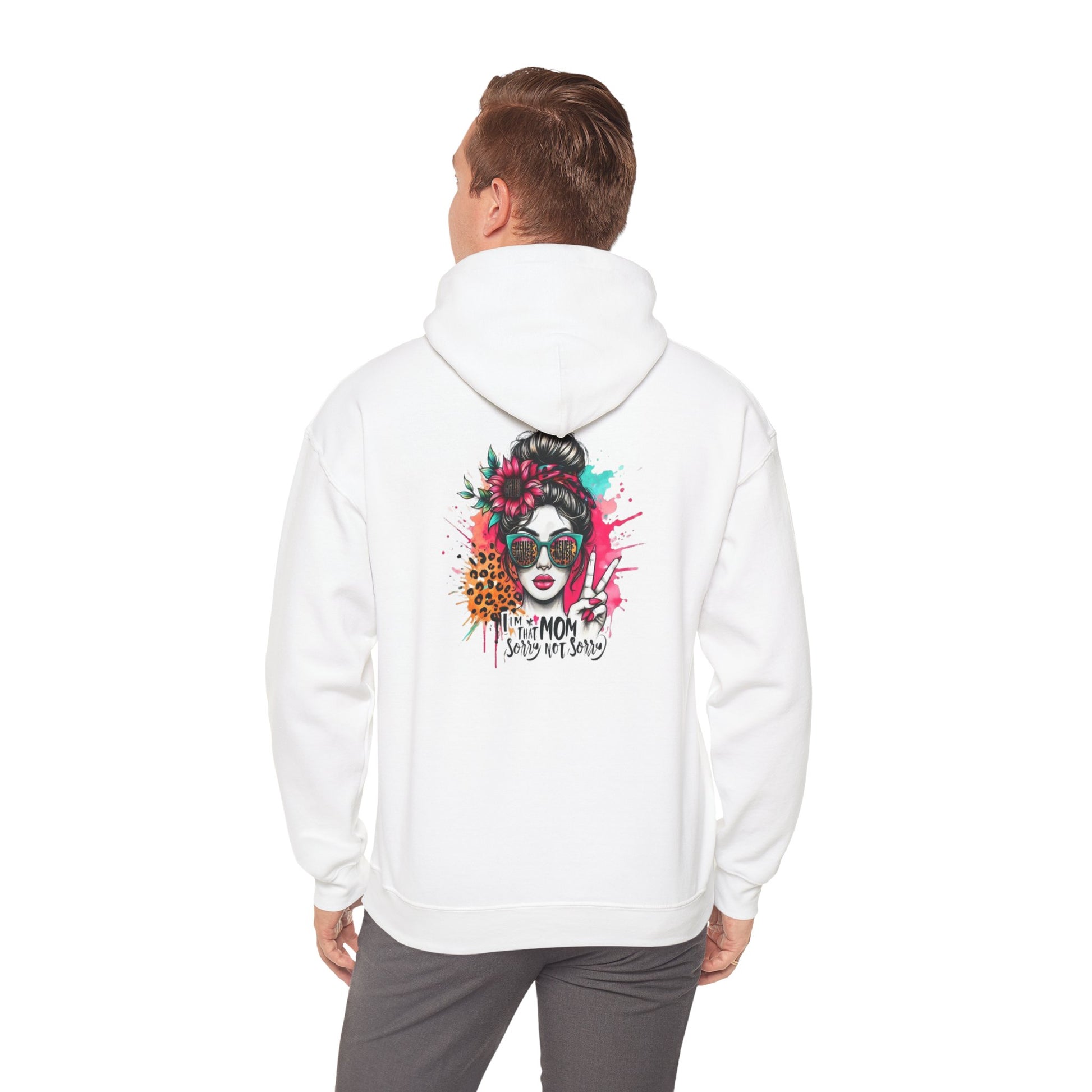 Unisex Heavy Blend™ Hoodie - 'Never Waver  I'm that Mom Sorry Not Sorry' - Never Waver