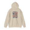 Patriotic Unisex Heavy Blend™ Hooded Sweatshirt - 'America Never Waver' - Never Waver
