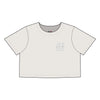 Women's Never Waver Best Mom Ever Faded Crop Tee | Cute Gift for Mother's Day - Never Waver