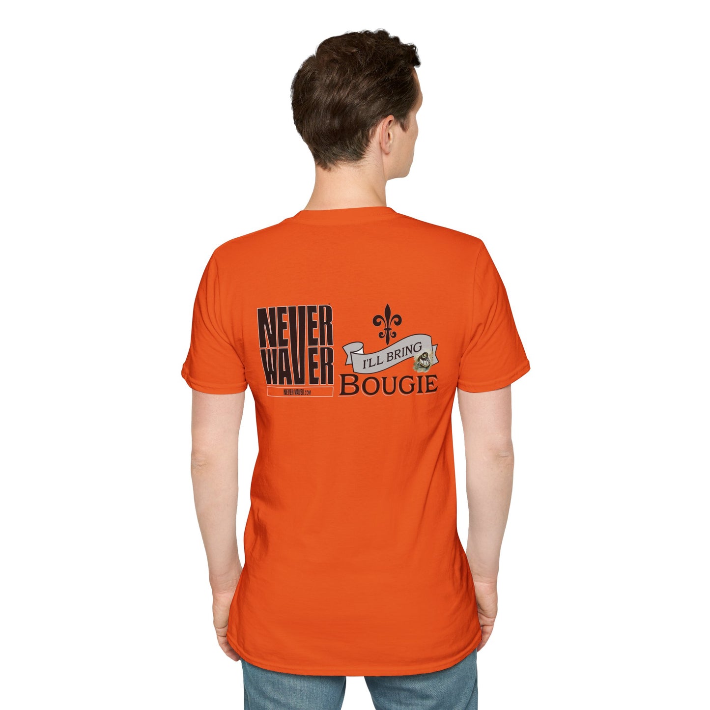 Never Waver I'll Bring The Bougie Unisex Softstyle T-Shirt - Never Waver