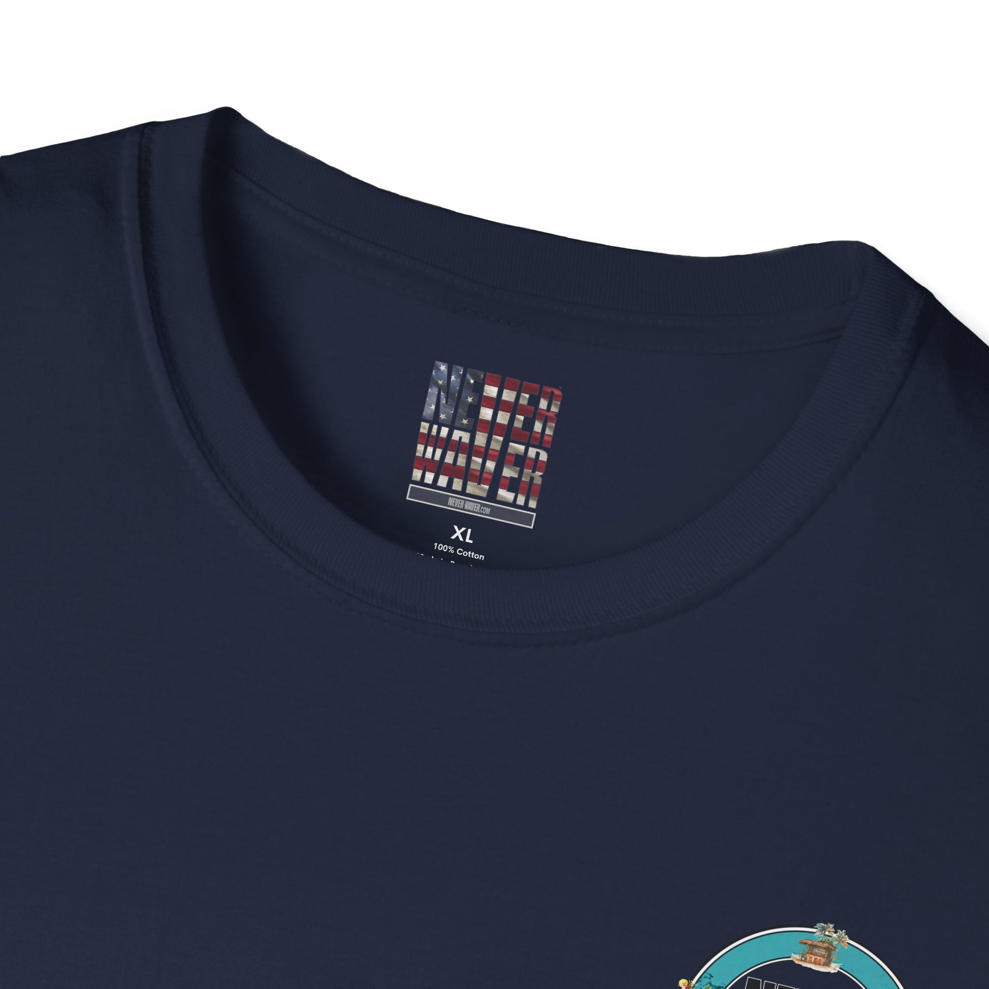 Never Waver Tiki Drinks Made Me Do It? Unisex Soft style T-Shirt - Never Waver