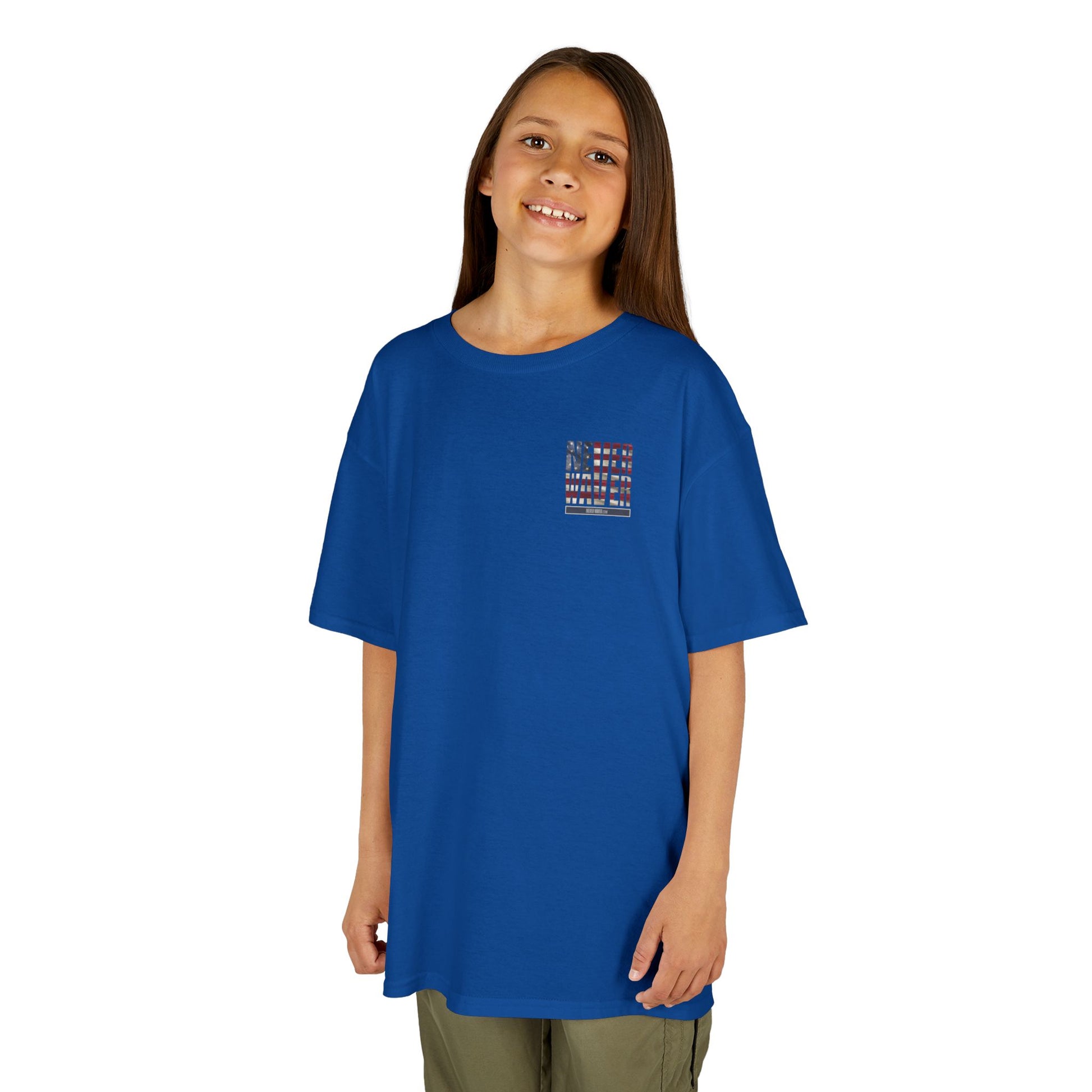 America Never Waver Kids Heavy Cotton™ Tee - Never Waver