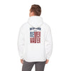 Unisex Heavy Blend™ Hoodie - 'New York Fans Never Waver' American Flag Design - Never Waver