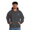 Never Waver Back The Blue Hoodie - Unisex Heavy Blend Sweatshirt - Never Waver