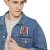 Patriotic Iron-On Patch - 'Never Waver' USA Flag Design for Jackets, Bags, and More - Never Waver