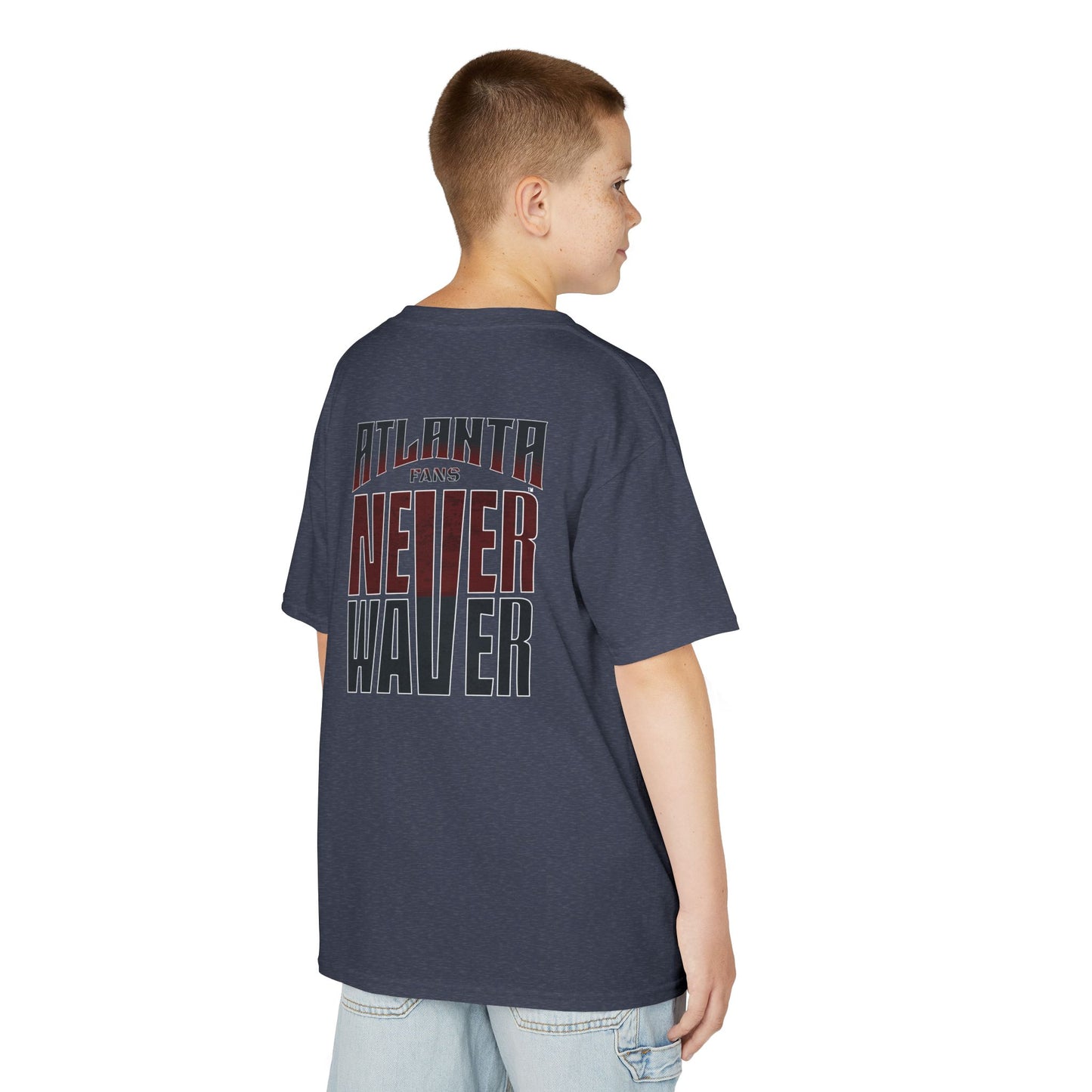 Atlanta Fans Never Waver Kids Heavy Cotton™ Tee - Never Waver