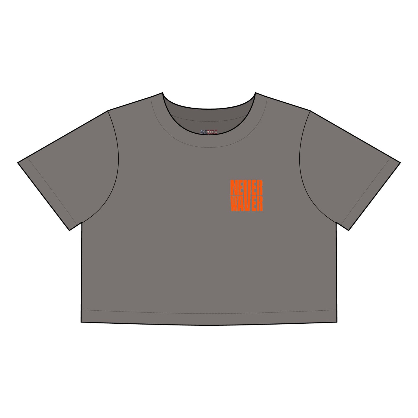 Women's Best Mom Ever Faded Crop Tee | Cute Gift for Mother's Day - Never Waver