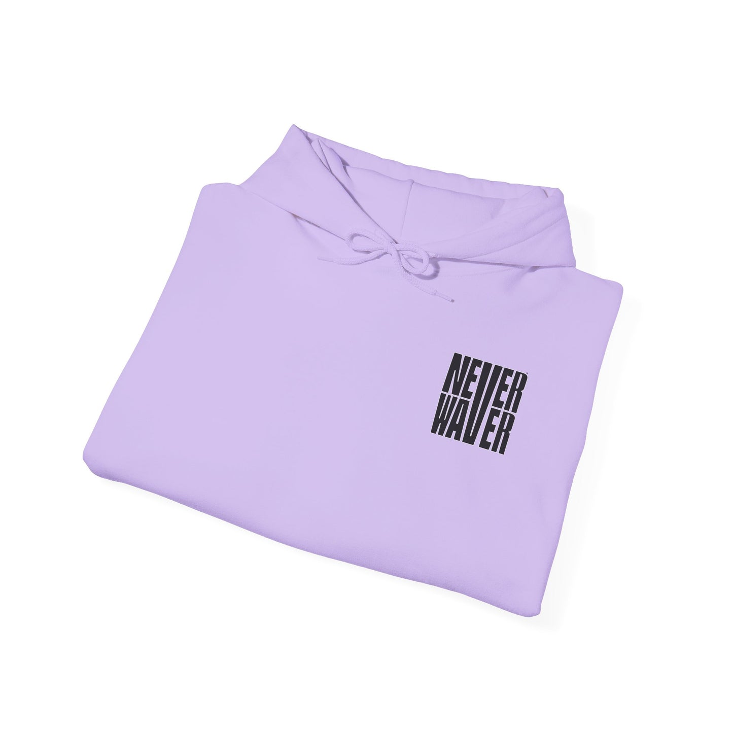 Cancer Awareness Hoodie - Never Waver - Fight, Hope, Strength, Love Tree of Ribbons - Never Waver