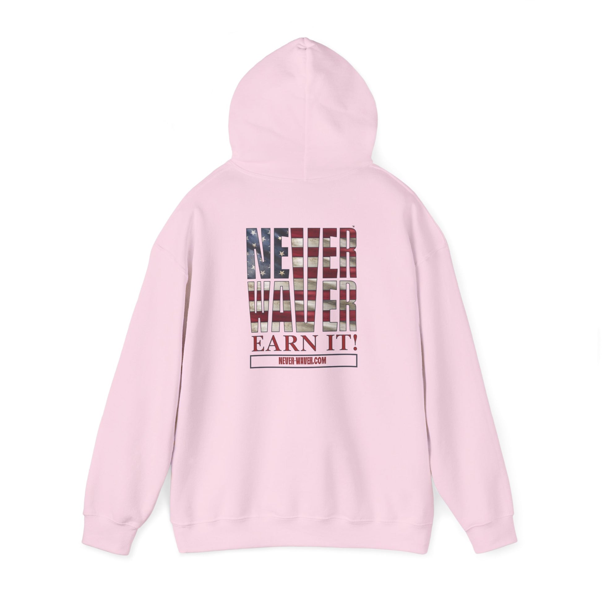 Never Waver Earn It Hooded Sweatshirt - Unisex Heavy Blend™ - Never Waver