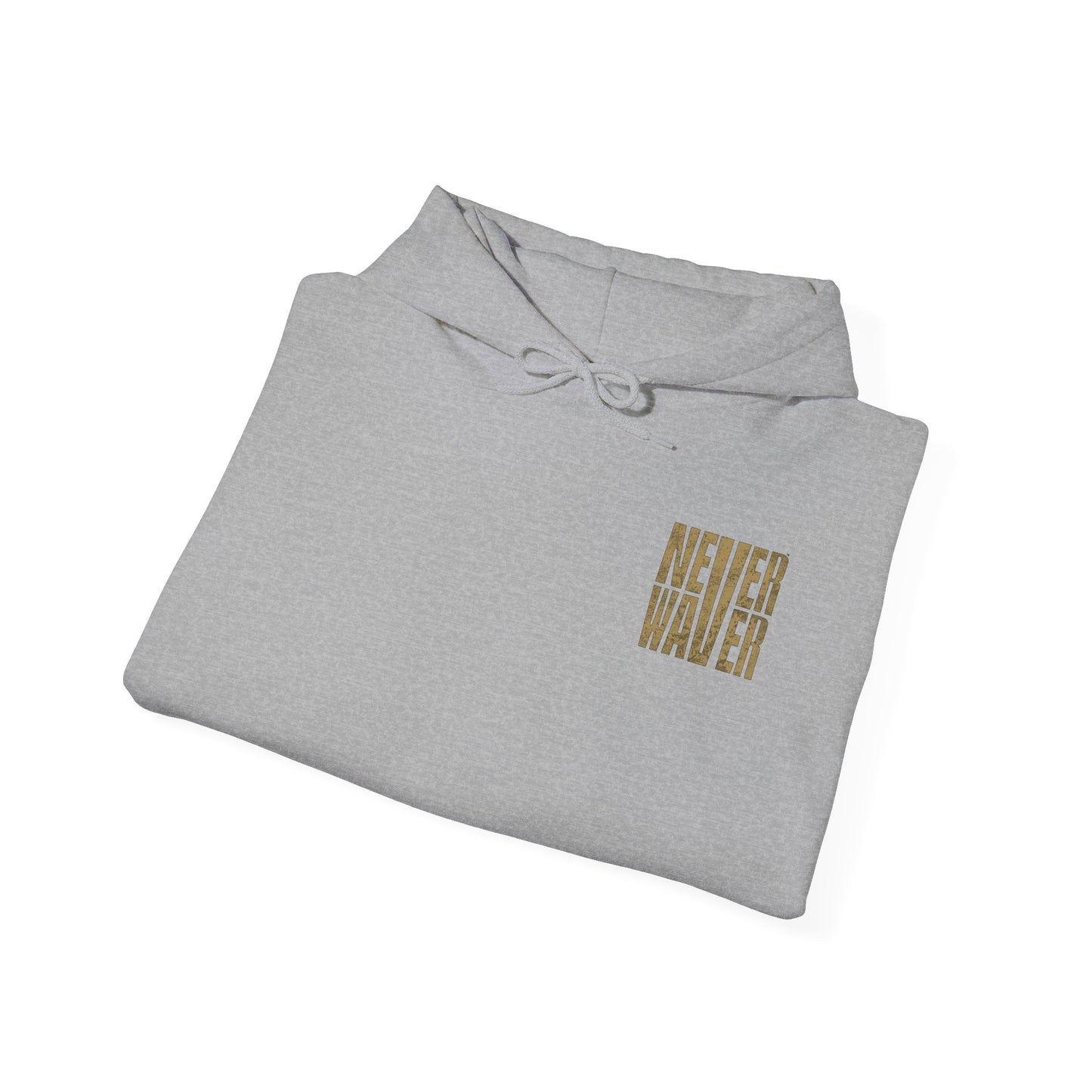 New Orleans Fans Never Waver Unisex Heavy Blend™ Hoodie - Motivational Sweatshirt for Fans - Never Waver