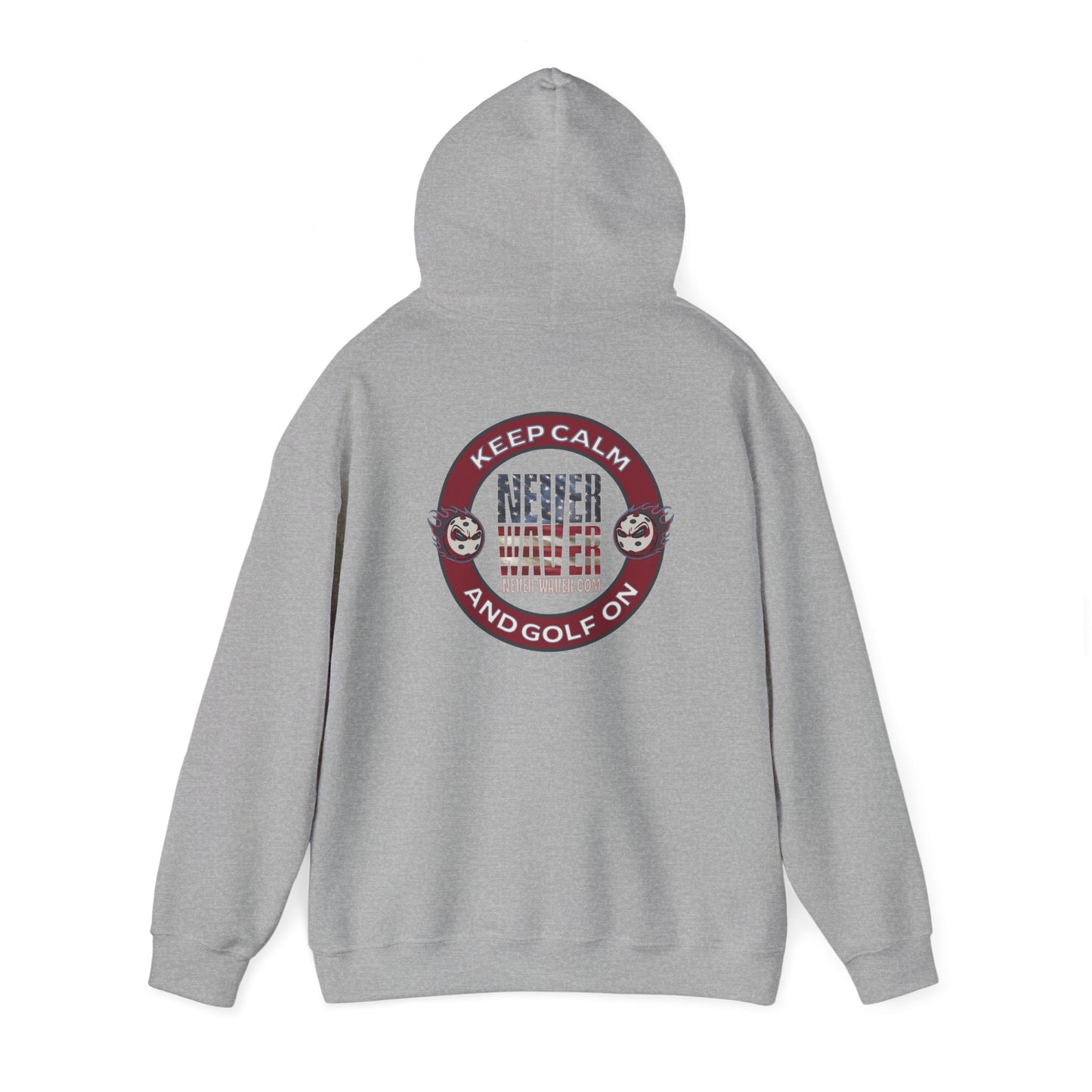 Never Waver Golf Hoodie - Unisex Heavy Blend™ Sweatshirt - Never Waver