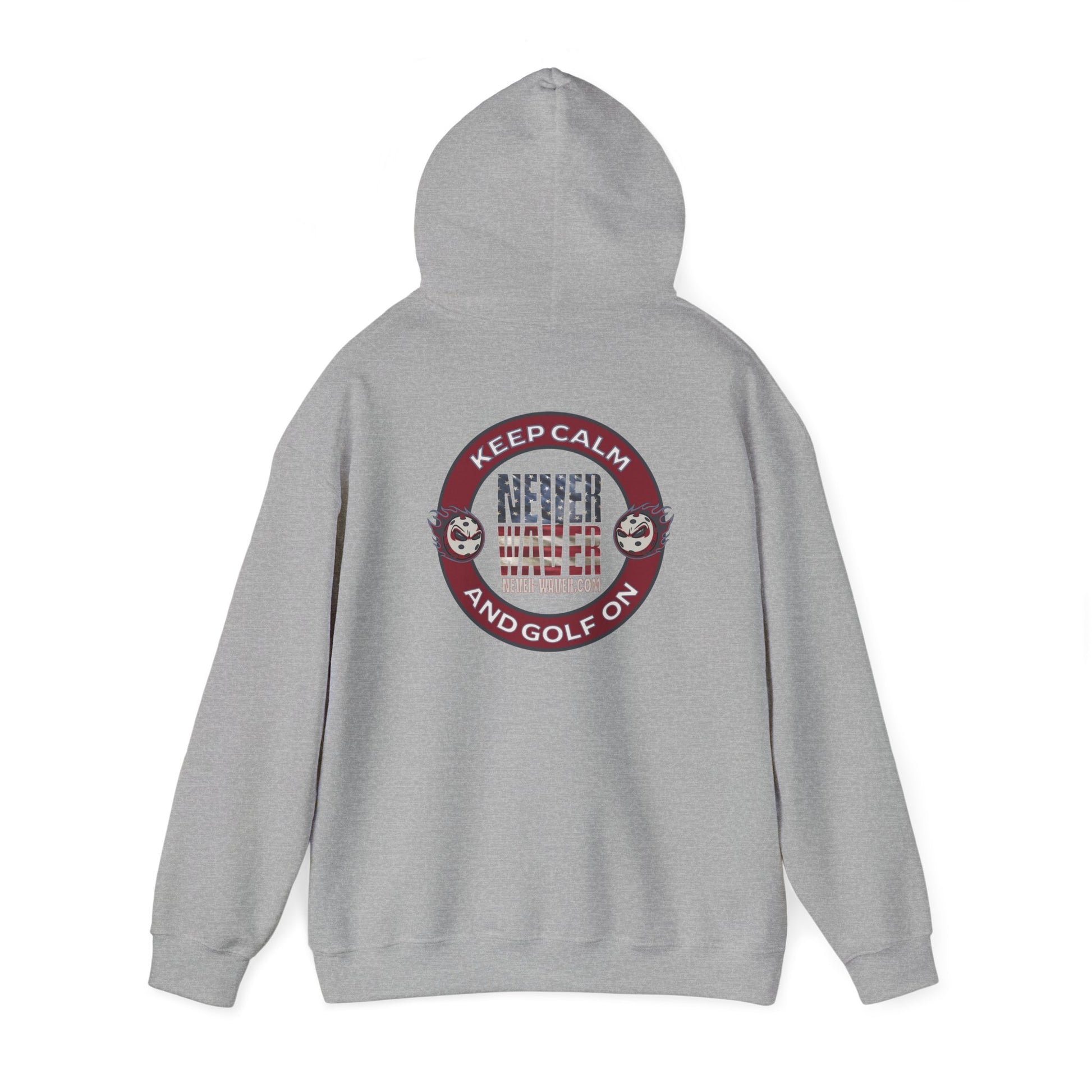 Never Waver Golf Hoodie - Unisex Heavy Blend™ Sweatshirt - Never Waver