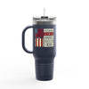 Never Waver Husband Daddy Protector Hero Insulated Travel Mug, 40oz - Never Waver