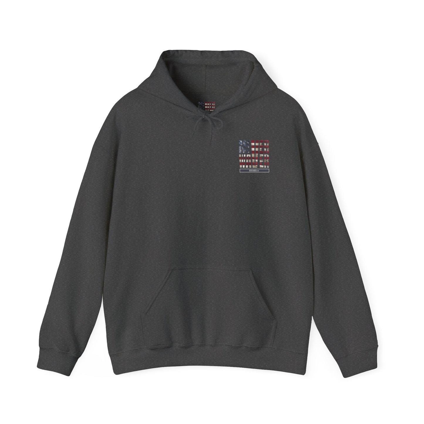 Inspirational Unisex Hoodie - 'Never Waver Definition ' Motivational Sweatshirt - Never Waver