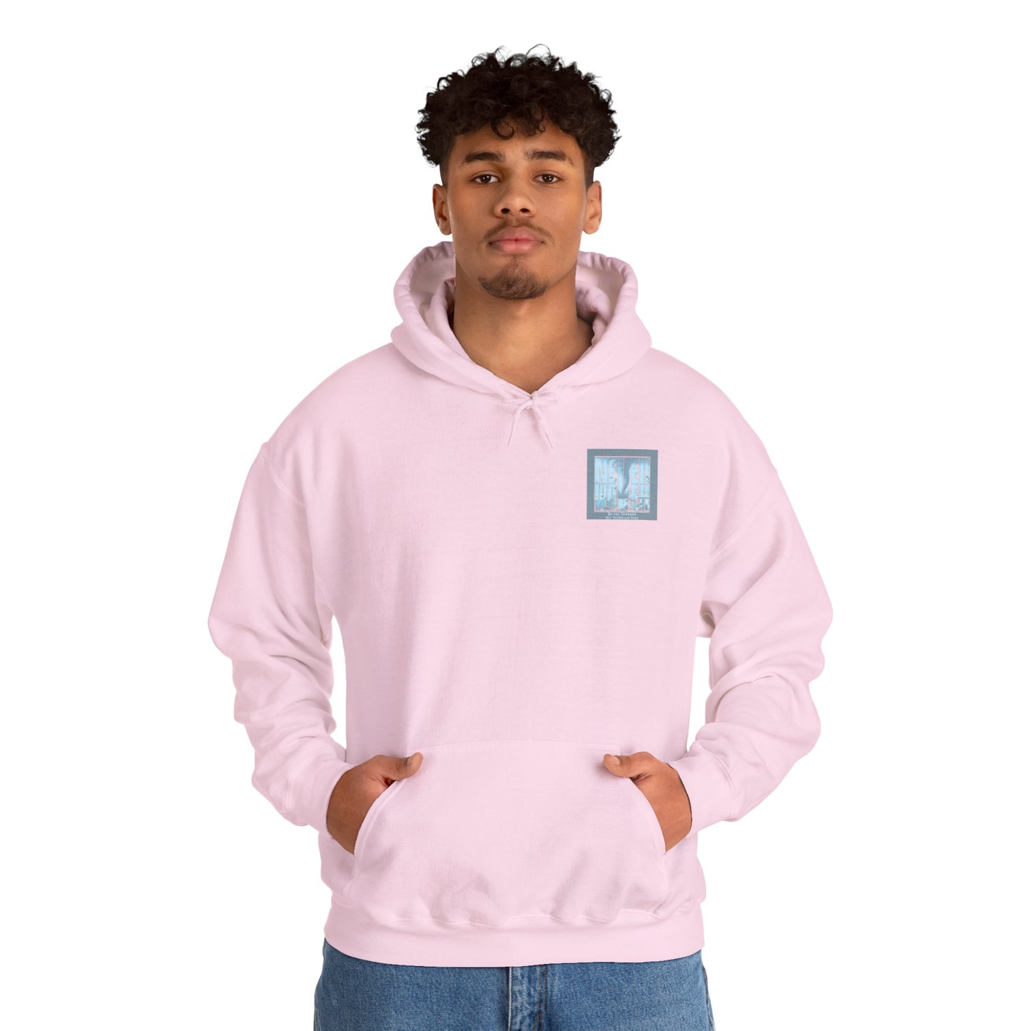 Cozy Unisex Hooded Sweatshirt - "Never Waver" Motivational Design - Never Waver