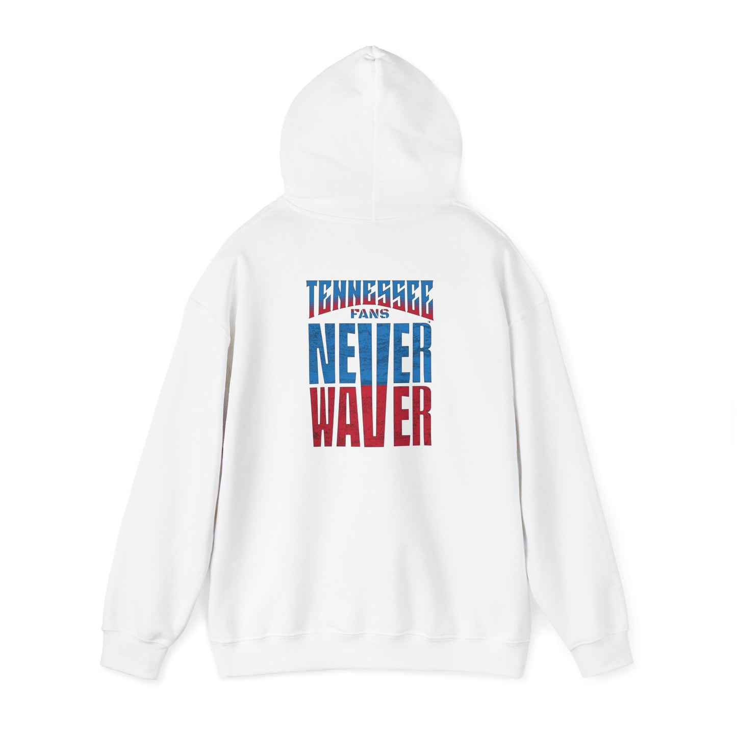 Tennessee Fans Never Waver Unisex Heavy Blend™ Hooded Sweatshirt – Casual Comfort for All Occasions - Never Waver