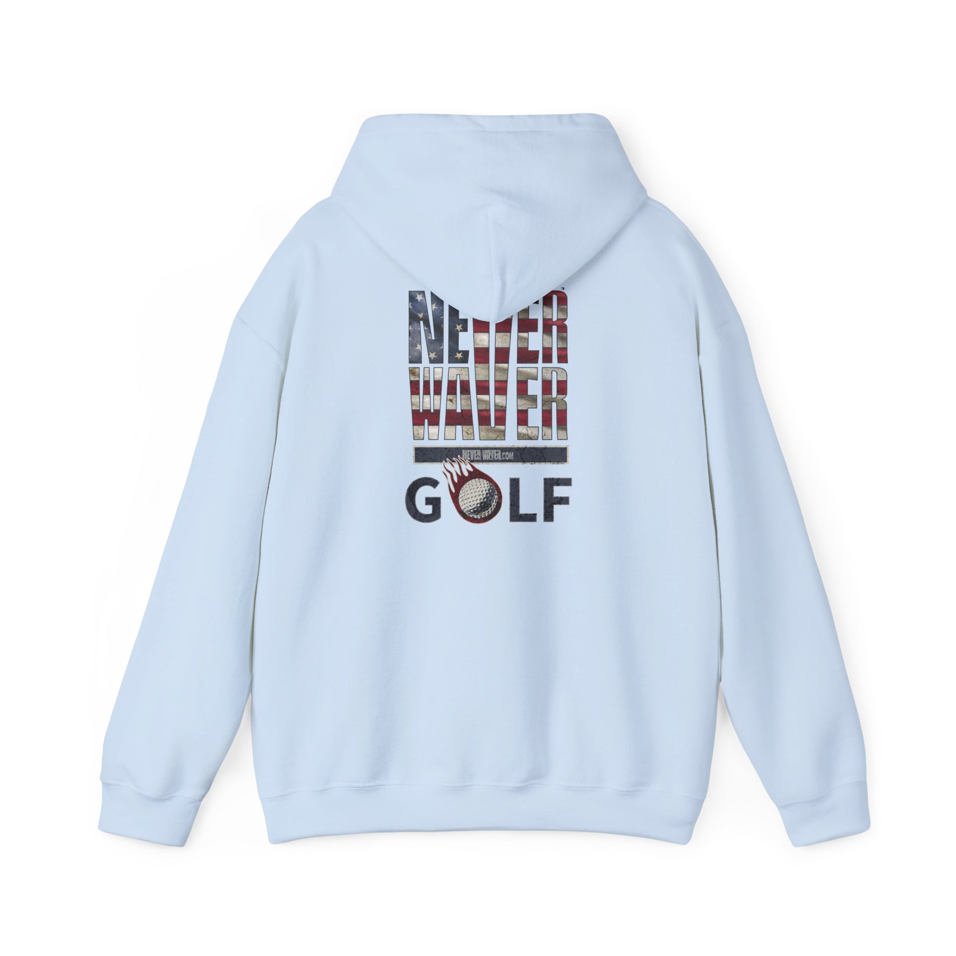 Never Waver Golf Hoodie - Unisex Heavy Blend™ Sweatshirt - Never Waver
