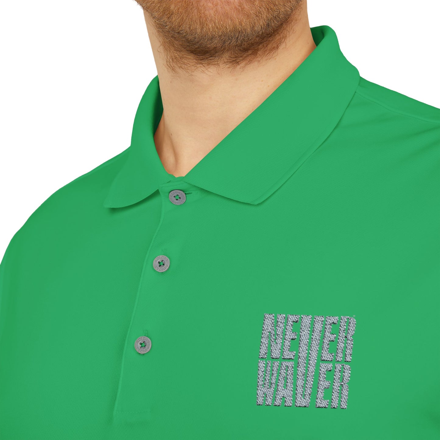 adidas Unisex Performance Polo - 'Never Waver' Athletic Shirt