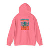 Unisex Heavy Blend™ Hooded Sweatshirt -Miami Fans  NEVER WAVER w Leopard Football | Cozy Streetwear for Every Day - Never Waver