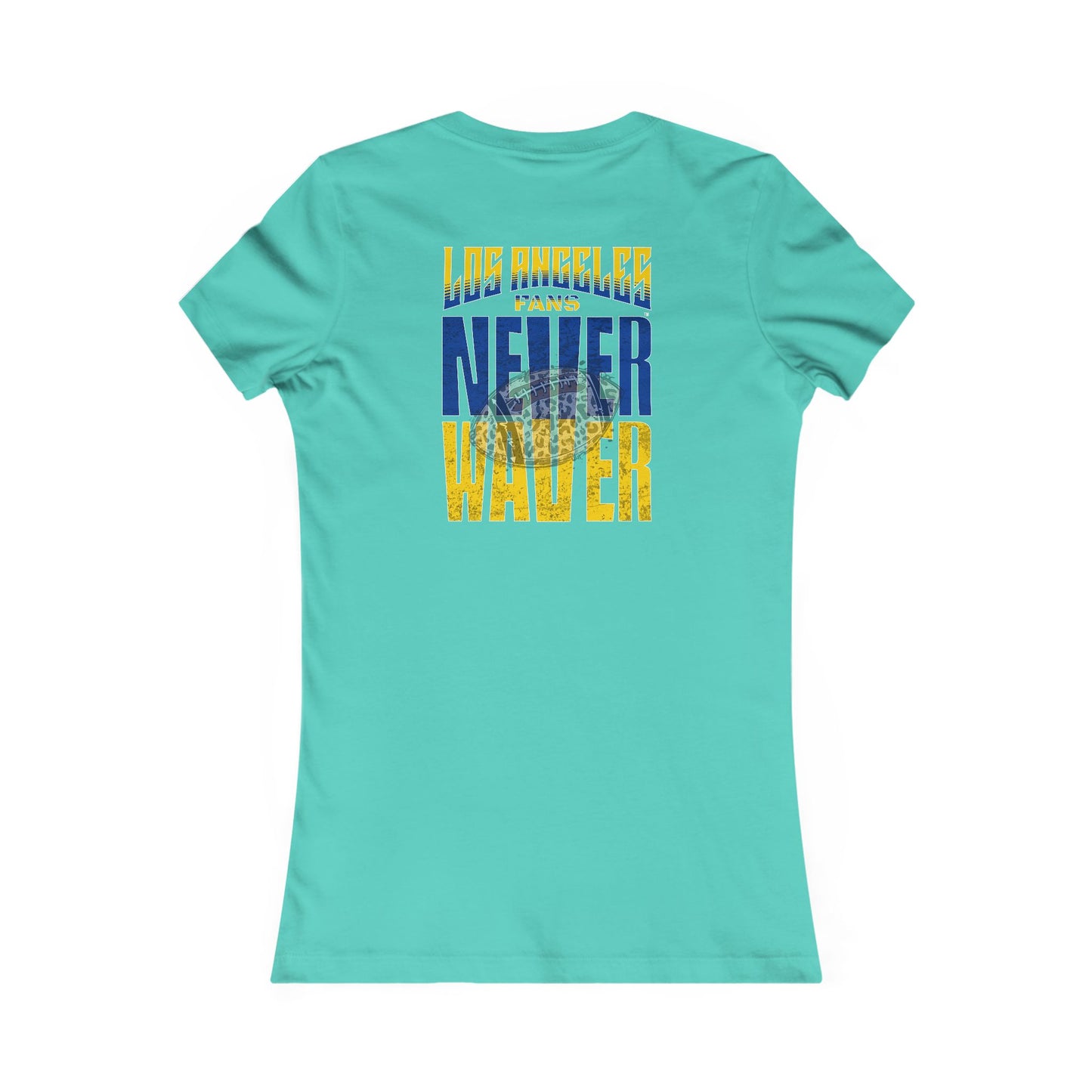 Los Angeles Fans Never Waver W-Leopard Football Women's Favorite Tee