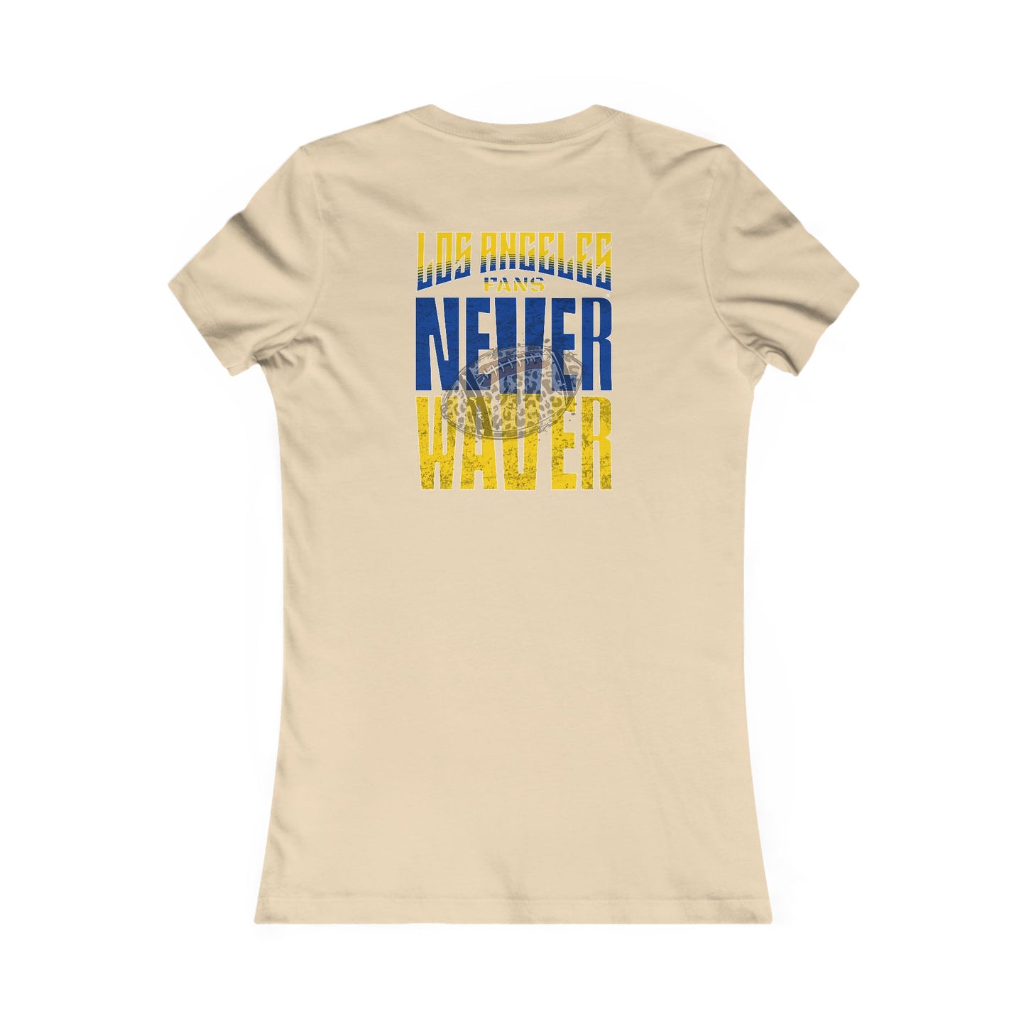 Los Angeles Fans Never Waver W-Leopard Football Women's Favorite Tee