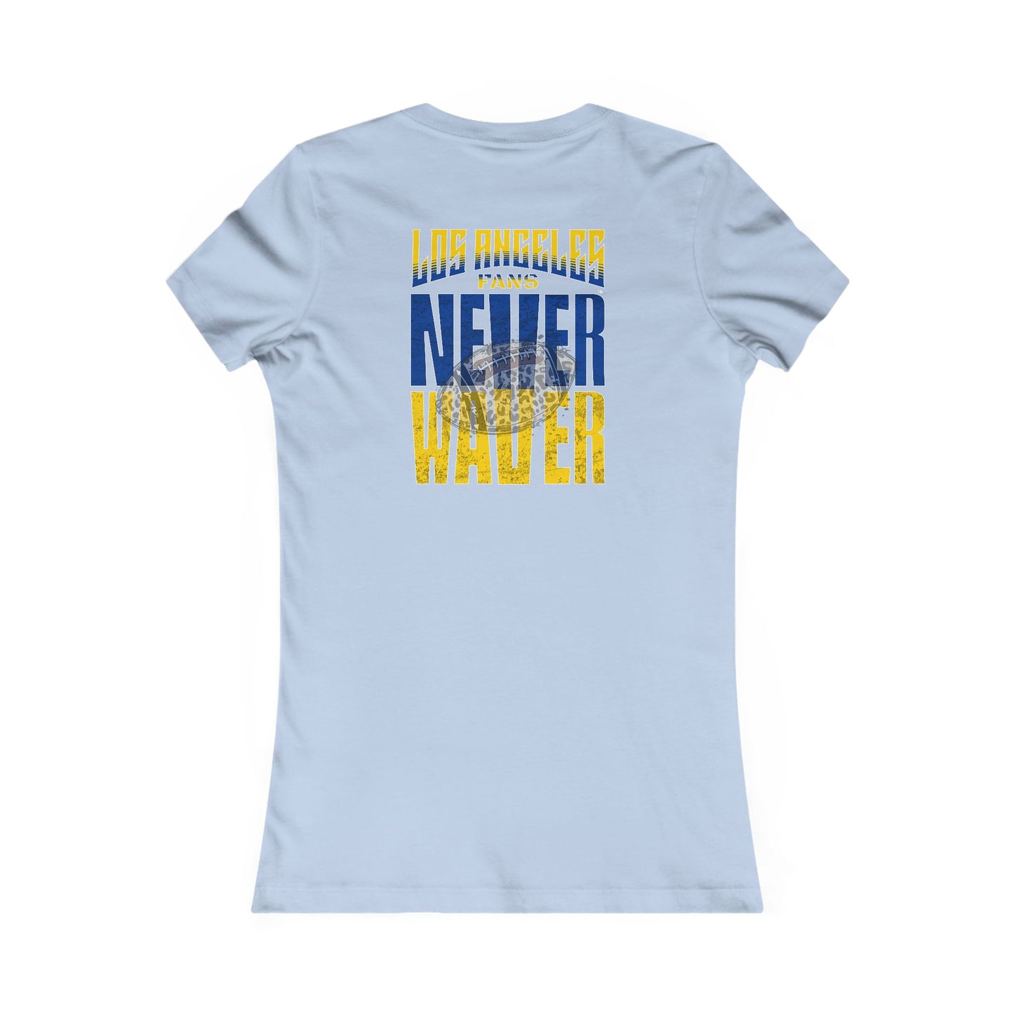 Los Angeles Fans Never Waver W-Leopard Football Women's Favorite Tee
