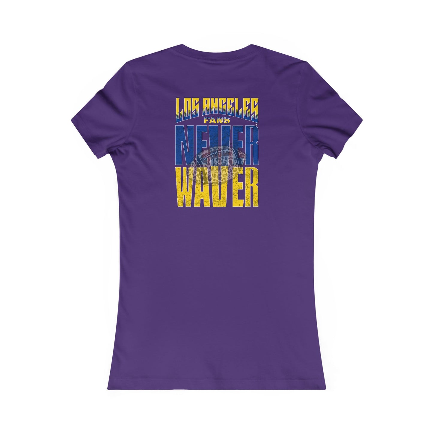Los Angeles Fans Never Waver W-Leopard Football Women's Favorite Tee