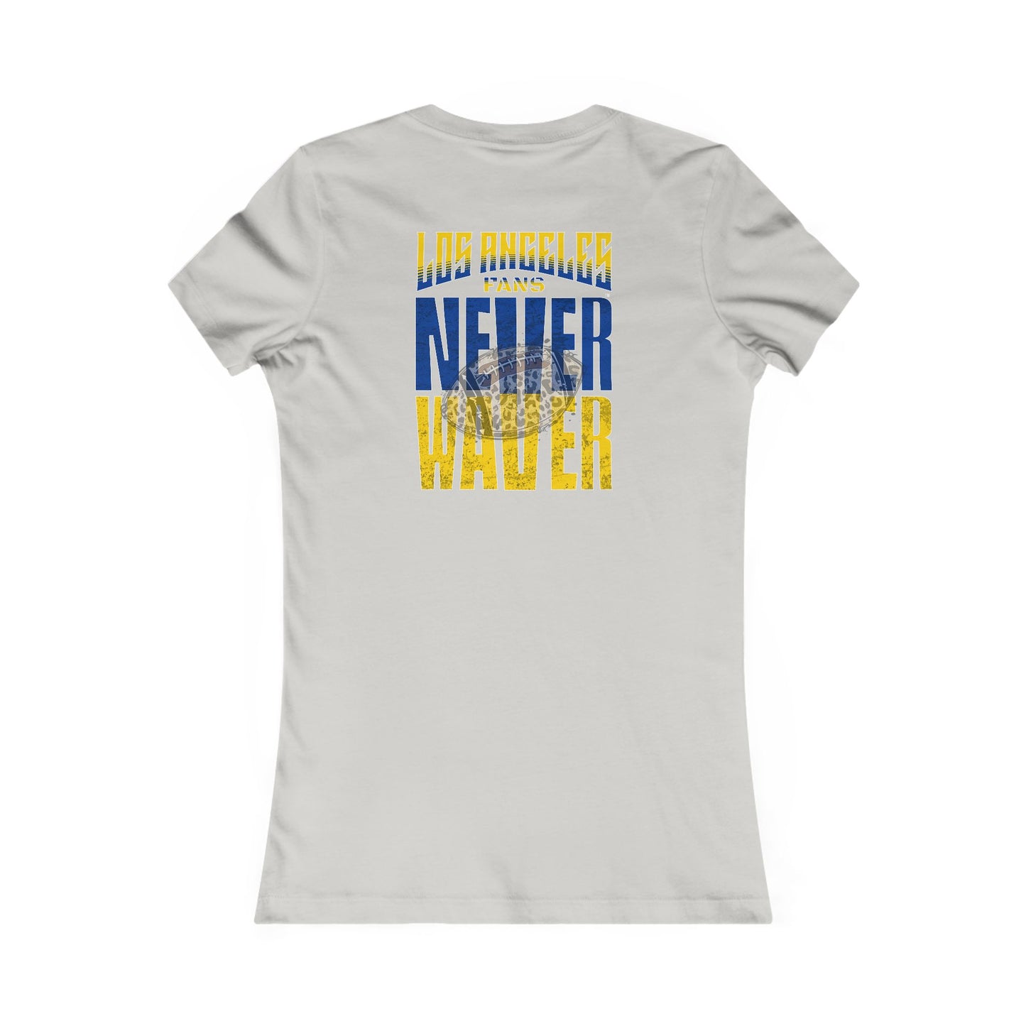 Los Angeles Fans Never Waver W-Leopard Football Women's Favorite Tee