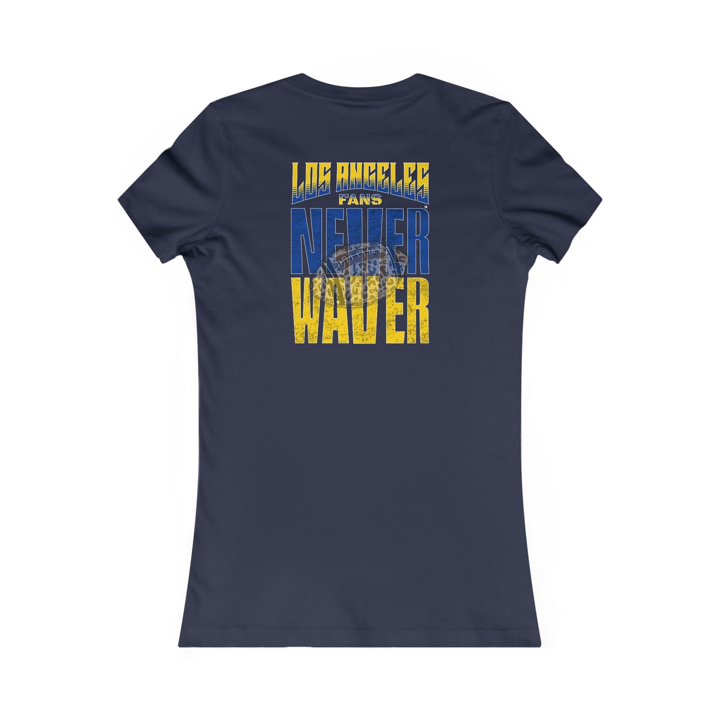 Los Angeles Fans Never Waver W-Leopard Football Women's Favorite Tee
