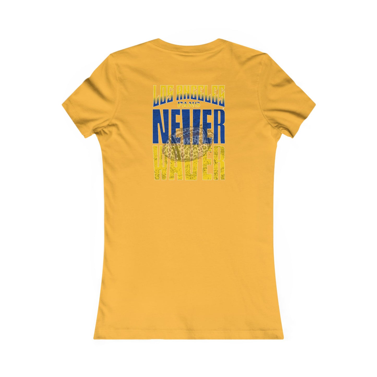 Los Angeles Fans Never Waver W-Leopard Football Women's Favorite Tee