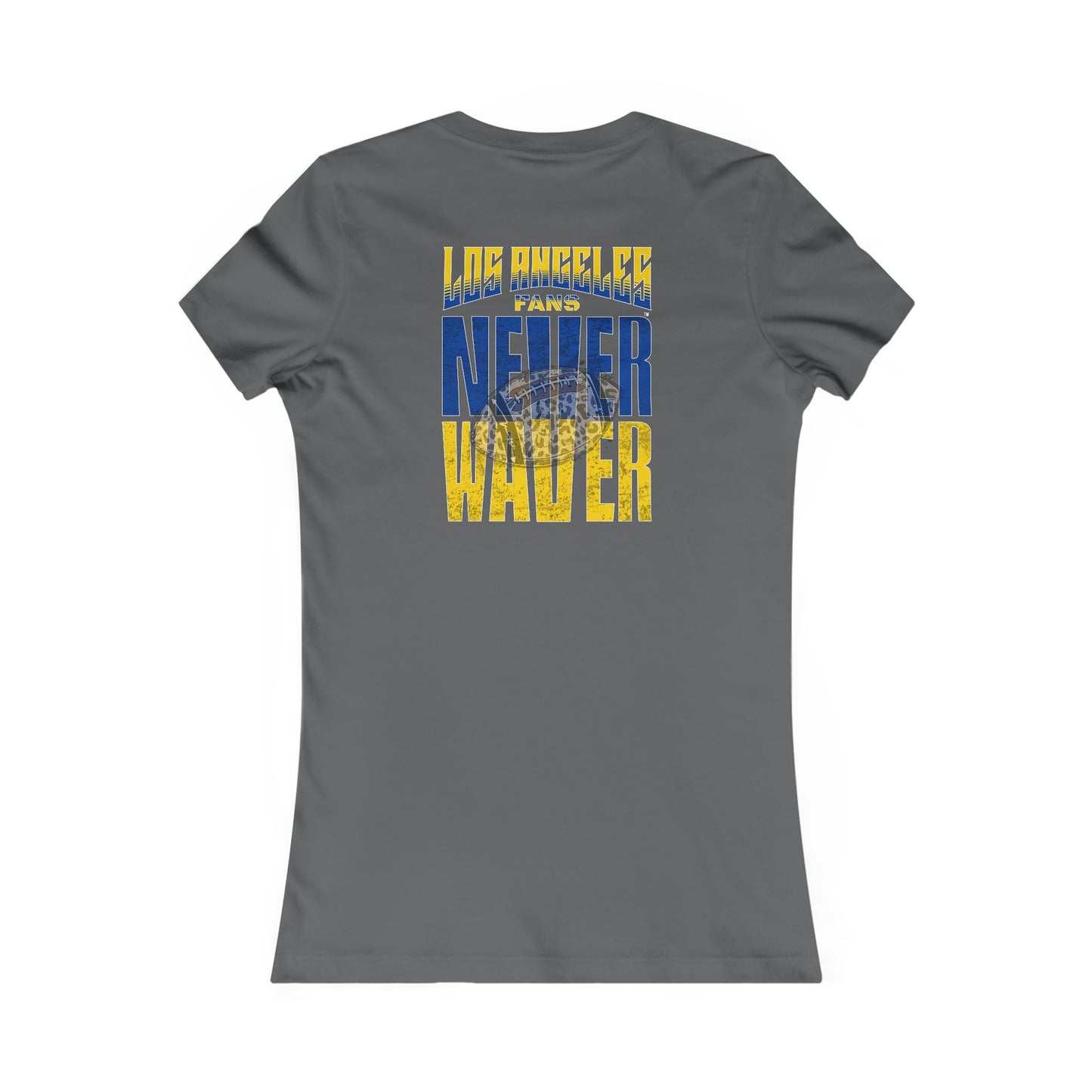 Los Angeles Fans Never Waver W-Leopard Football Women's Favorite Tee