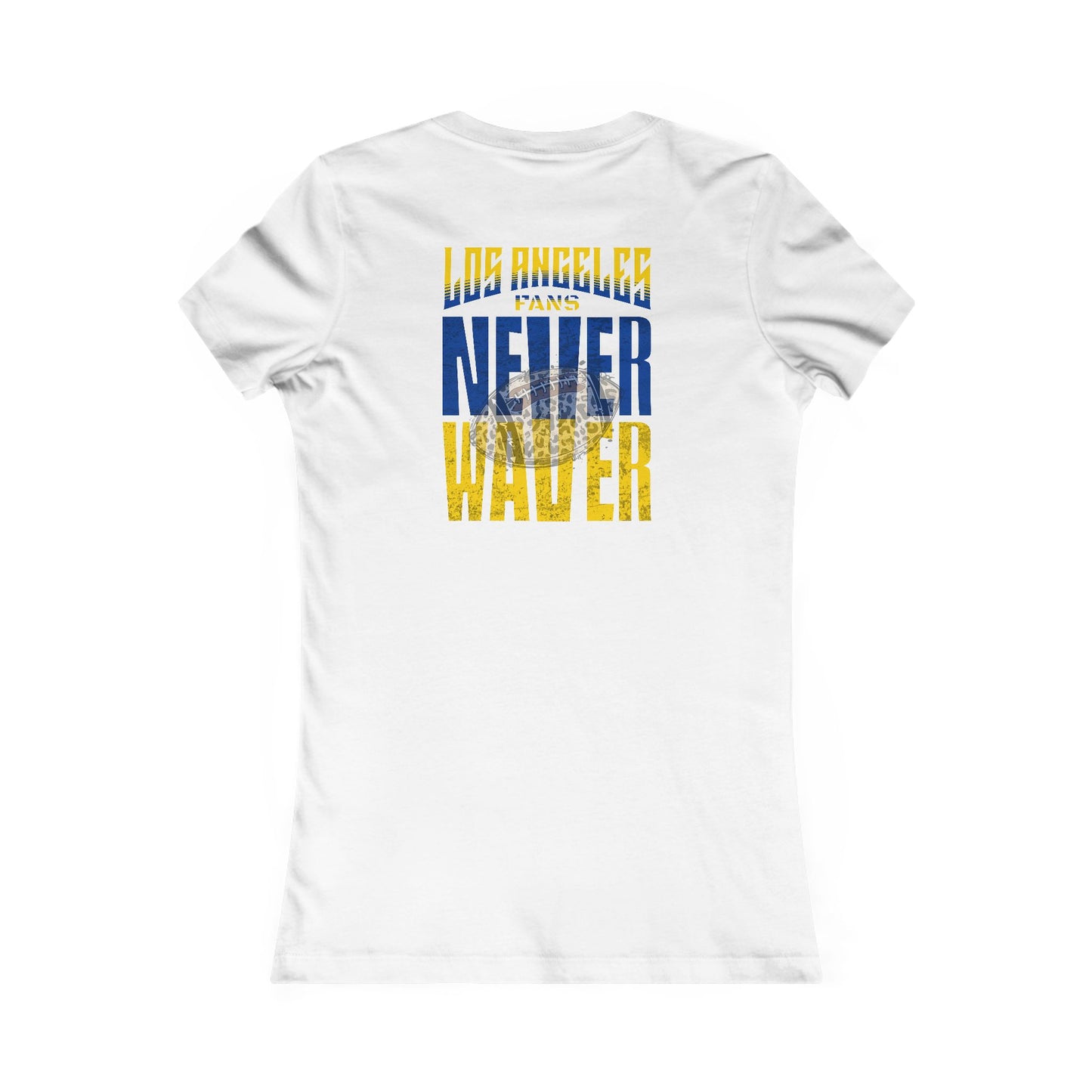 Los Angeles Fans Never Waver W-Leopard Football Women's Favorite Tee