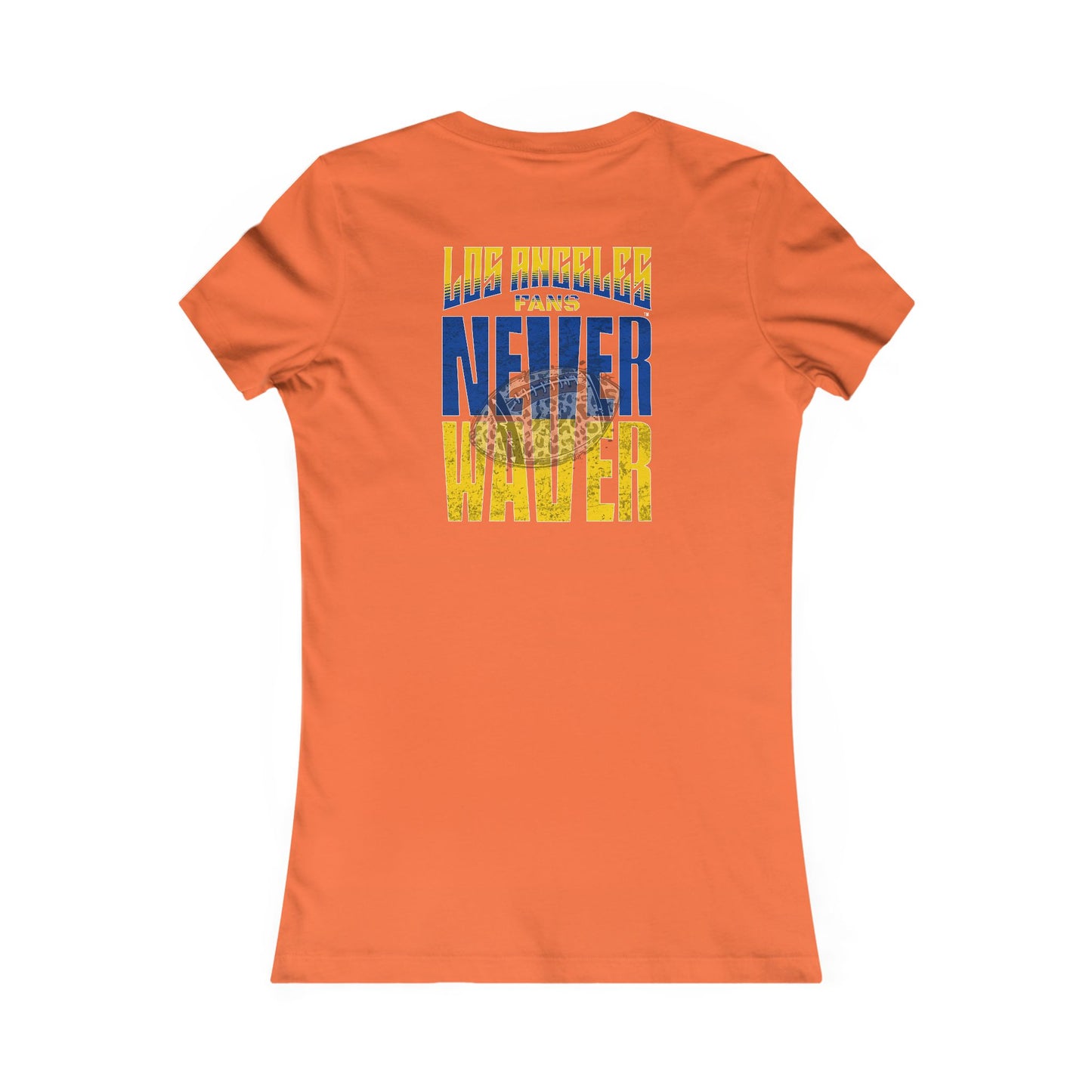 Los Angeles Fans Never Waver W-Leopard Football Women's Favorite Tee
