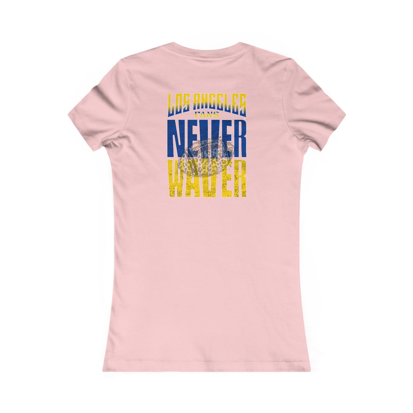 Los Angeles Fans Never Waver W-Leopard Football Women's Favorite Tee