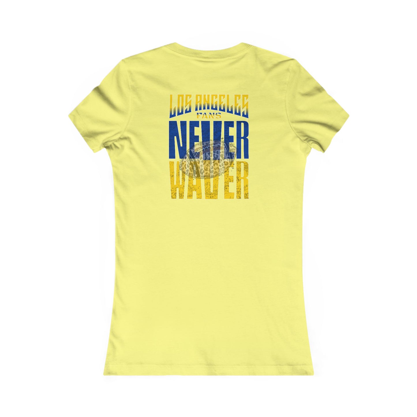 Los Angeles Fans Never Waver W-Leopard Football Women's Favorite Tee