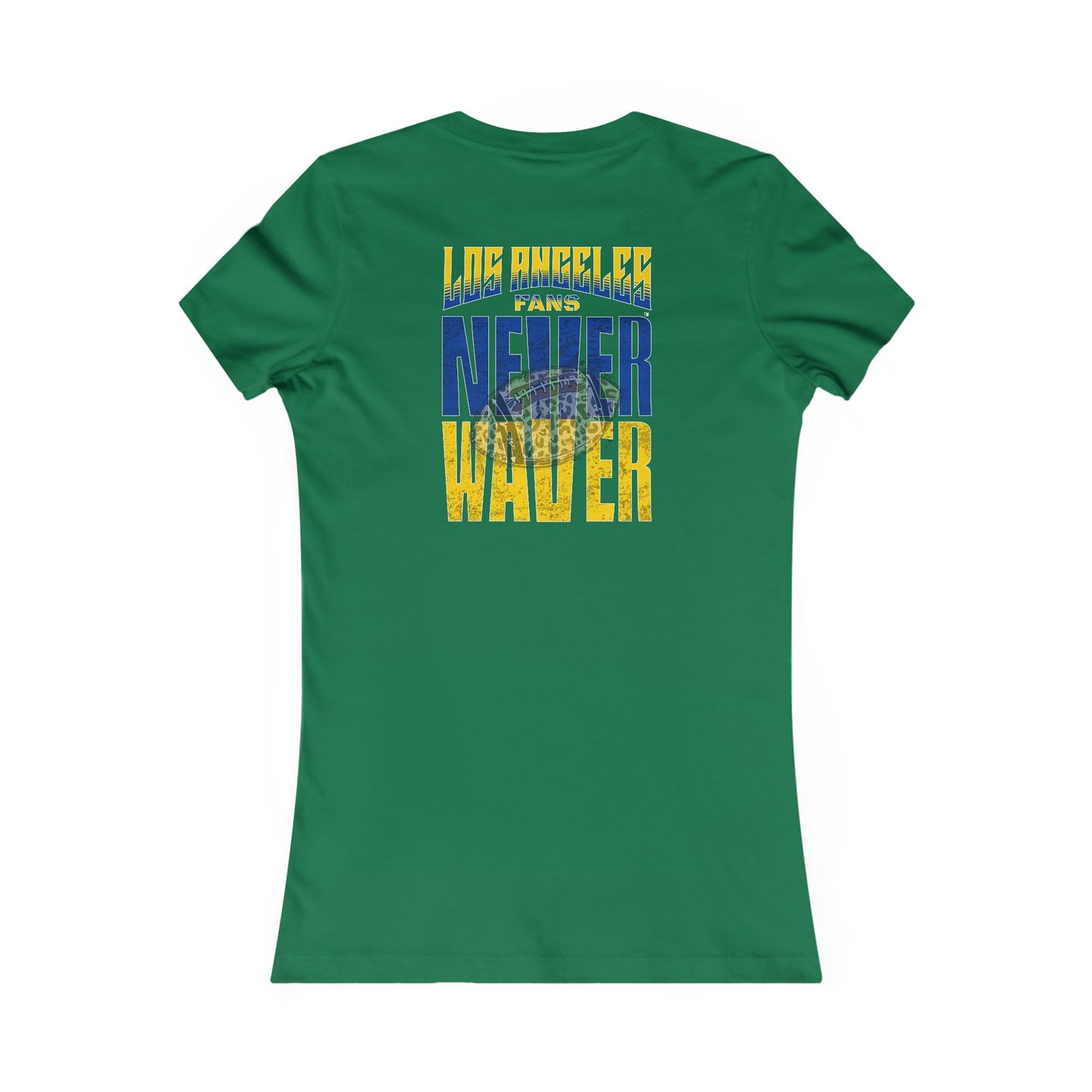 Los Angeles Fans Never Waver W-Leopard Football Women's Favorite Tee