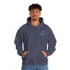 Never Waver Back The Blue Hoodie - Unisex Heavy Blend Sweatshirt - Never Waver